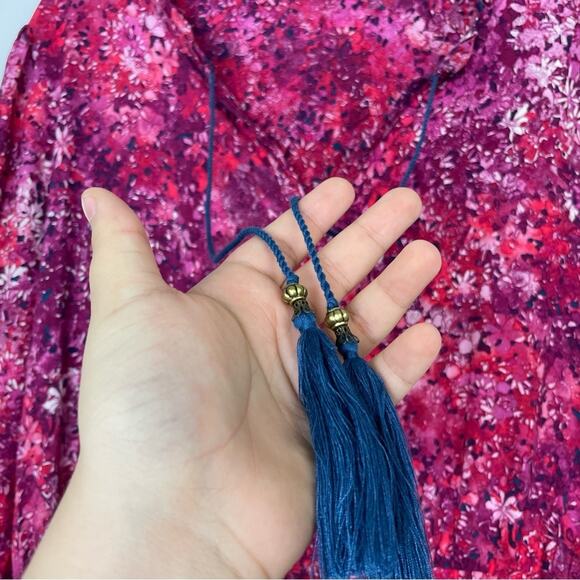 Frye & Co. Pink Peasant Western Maxi dress size XXL - Picture 4 of 11